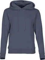 Fruit of the Loom Ladies Classic Kapuzen-Sweat, Farbe:vintage navy meliert, Größe:L