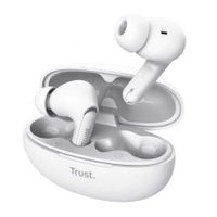 Trust Yavi Kopfhörer True Wireless Stereo (TWS) im Ohr Anrufe/Musik USB Typ-C Bluetooth Weiß