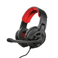 Trust Gaming GXT 411 Radius Gaming-Headset für PC, PS5, PS4, Xbox, Nintendo Switch, Mobile, Over Ear, 3.5mm Klinke, Lautstärkeregler, Einstellbaren Mikrofon - Schwarz
