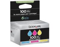 Lexmark 100XL, Cyan, Magenta, Gelb, Hoch, 600 Seiten, 110 g, 2 Jahr(e)