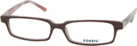 Fossil Brille Brillengestell London rotbraun OF2013606