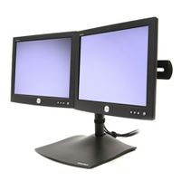 Ergotron DS100 Monitorständer - 28,12 kg Belastbarkeit - 61 cm (24 Zoll) Flachbildschirme - Schwarz