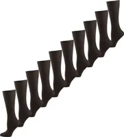 NUR DIE Knie-strümpfe thermo-socken overknee Baumwolle 60 DEN schwarz one size