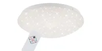 Briloner LED Deckenleuchte mit Sternendekor dimmbar RGBW Farbwechsel Ø26cm