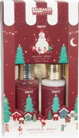 BRUBAKER Cosmetics Bade- und Dusch Geschenkset Winter Beeren Duft - 3-teiliges Pflegeset - Weihnachtsset für Frauen und Männer