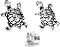 Silber Ohrstecker Schildkröte 925er Silber Schmuck