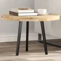 vidaXL Tischplatte Rund Ø60x4 cm Massivholz Akazie