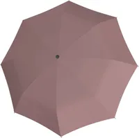 Knirps Taschenregenschirm Regenschirm T.205 Duomatic Twoglam Rose altrosa