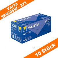 [KL] 10x Varta Knopfzelle Silberoxid V371/SR69 (1er Blister)