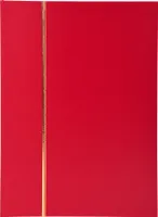 Exacompta Briefmarken Einsteckalbum Halbleder 16 Seiten 165x225cm Rot 26133E