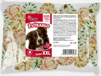 Akinu Botičky žvýkací bílé MINI z kůže pamlsek pro psy 50 ks