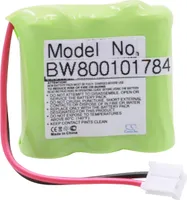 vhbw Akku Ersatz für 37AAAM3BMJ für schnurlos Festnetz Telefon (300 mAh, 3,6 V, NiMH)