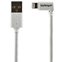 StarTech.com 2m Gewinkeltes Lightning USB Kabel - Weiß, 2 m, Lightning, USB A,
