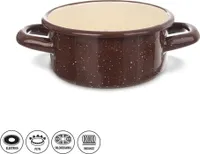 Rondel emaliowany ¤12x5,8cm 0,6L BROWN ORION