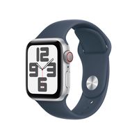 Apple Watch SE Aluminium Silber Silber 40 mm SM 130-180 mm Umfang Winterblau GPS + Cellular