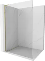 Mexen Kioto L Ścianka Prysznicowa Walk-in 85x200 cm, Złota