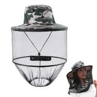 Moskitonetz Kopf,für Hut Moskito Kopfnetz,Kopfkescher Kopfschutz Netz  für Outdoor Wandern Hiking Camping
