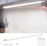 40cm LED Unterbauleuchte Kaltweiß mit Sensor, 6W Küchenlampe mit Bewegungsmelder, LED Lichtleiste, Schrankbeleuchtung Schranklicht