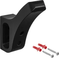Motorradhelm Wand Halterung Helm Halter Haken Helm Buddy Universal Schwarz