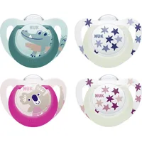 NUK Schnuller Star day&amp;night 6-18m. 2er Pack