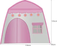 Kruzzel Kinderzelt HOME + Beleuchtung 23472