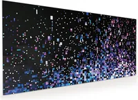 Küchenrückwand Spritzschutz Glas mit Motiv Pixelmuster 40 x 40 cm
