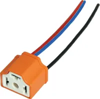 1x H4 Keramik Fassung + Kabel P43t