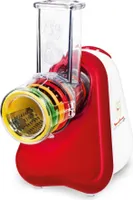 MOULINEX Schnitzelwerk DJ756G 5 Trommeleinsätze rot/weiß