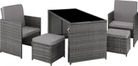 Rattan Sitzgruppe Palermo für 2 bis 4 Personen