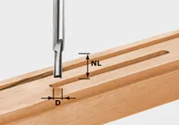 Festool Nutfräser HW Schaft 8 mm HW S8 D5/12