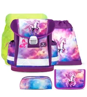 Classy Pegasus Schulranzen Set 5 teilig mit extra Regenschutz