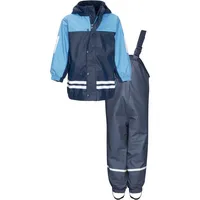 Playshoes Regen-Anzug mit Fleece-Futter, Farbe: marine, Größe: 140