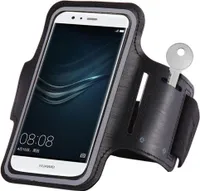 Běh Flexibilní tkanina Arm Band Fitness Black