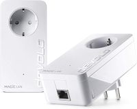 devolo Magic 1 - 1200 LAN Starter Kit dLAN 2.0: Stabiles Arbeiten im Home Office, Powerline-Starterkit für zuverlässiges Heimnetzwerk via Stromleitung bis 1200 Mbit/s