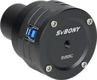 Svbony SV505C Astrokamera, 1,25Zoll USB3.0 4,2MP Planetenkamera mit ST4 Autoguider AR beschichtetes Objektiv, IMX464 Color CMOS Astro Kamera, Teleskop Okular Kamera für Planeten Astrofotografie