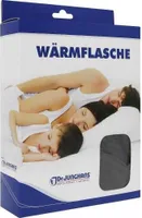 Wärmflasche 1,5 l mit Bezug blau