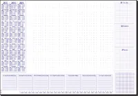 SIGEL HO355 Papier-Schreibunterlage, Lilac, 595x410 mm, 30 Blatt