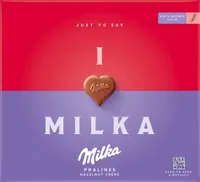 Czekolada mleczna Milka z nadzieniem z orzechów laskowych 110 G