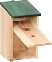 vidaXL Vogelhäuser 10 Stk. Tanne Massivholz 12x12x22 cm