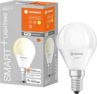 Ledvance LED Smart+ Leuchtmittel Tropfen 4,9W = 40W E14 matt 470lm warmweiß 2700K Dimmbar App Google Alexa WiFi