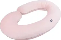 Bellochi Seitenschläferkissen Mit Bezug 100% Velvet Rosa - Stillkissen XXL Sleepy-C - Pregnancy Pillow - Hypoallergen Schwangerschaftskissen Zum Schlafen 140 x 85 x 20 cm - Body Pillow für Frauen