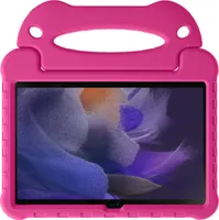 Cazy Schutzhülle Kompatibel mit Samsung Galaxy Tab A8 Kinderhulle Back Cover Ultra für Kinder mit Griff - Rosa