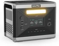 Przenośny generator energii SOLARPLAY 2400W Magazyn energii słonecznej Powerstation 2160Wh SolarGenerator Powerbank