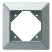 Düwi REV Standard Quadro 1-fach Rahmen , silber