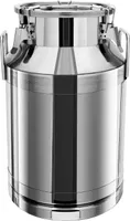 40L Edelstahl Milchkanne mit Deckel Transporttank
