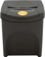 vidaXL Stohovatelný koš 4 ks. Šedý 100 l polypropylen