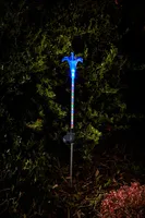 Solarleuchte LED Lampe Leuchte Gartenlampe Gartenleuchte Lilie Multi Colour 88cm