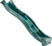 4iQ Wellenrutsche Slide 1200 Rutsche DUNKELGRÜN HDPE für Kinderspielplatz