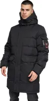 Crosshatch - "Milwaka" Steppjacke für Herren BG108 (L) (Schwarz)