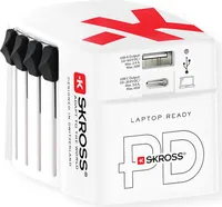 Skross World USB Charger A/C 45PD mit USB-C Kabel, Weltweit